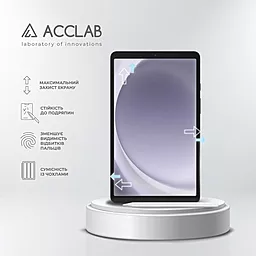 Защитное стекло ACCLAB Full Glue для Samsung Galaxy Tab A9 SM-X115 8.7" Black - миниатюра 4