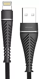 USB Кабель WUW X113 1.2M Lightning Cable Black