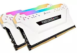 Оперативная память Corsair DDR4 16GB (2x8GB) 3600 MHz Vengeance RGB Pro SL White (CMH16GX4M2D3600C18W) - миниатюра 2