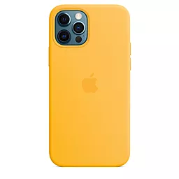 Чохол Apple Silicone Case Full with MagSafe and SplashScreen для Apple для iPhone 12  / iPhone 12 Pro Sunflower