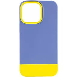 Чохол Epik TPU+PC Bichromatic для Apple iPhone 13 Pro Max (6.7") Blue / Yellow