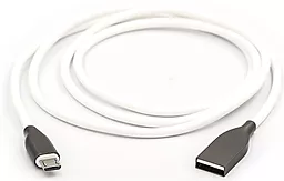 USB Кабель PowerPlant micro USB Cable White