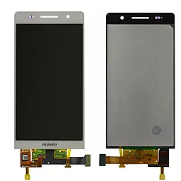 Дисплей Huawei Ascend P6 (P6-U06) с тачскрином, White