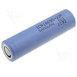 Аккумулятор Samsung 18650 Li-ion 2200mAh 10A Blue (ICR18650-22P)