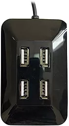USB-A хаб Atcom TD1004, 4USB x 2.0 Black (9579)