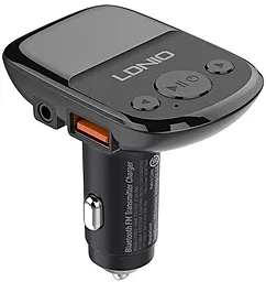 Автомобильное зарядное устройство LDNio C706Q 2xUSB-A 25W QC3.0 + USB Type-C Cable Black - миниатюра 3