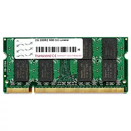 Оперативна пам'ять для ноутбука Transcend DDR2 2GB 800 MHz (JM800QSU-2G)