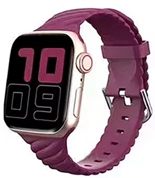 Змінний ремінець для розумного годинника Monochrome Twist для Apple Watch 38 mm, 40 mm, 41 mm Wine