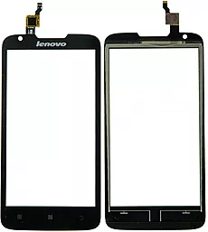 Сенсор (тачскрин) Lenovo A680 3G (с отверстием под фронтальную камеру) (original) Black