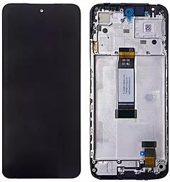 Дисплей Xiaomi Poco M6 Pro 5G с тачскрином и рамкой, оригинал, Black