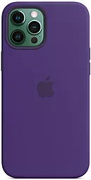 Чохол Apple Silicone Case Full with MagSafe and SplashScreen для Apple для iPhone 12  / iPhone 12 Pro Amethyst