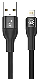 Кабель USB Powermax Silicat 2.4A Lightning Cable Black - миниатюра 2