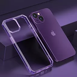 Чехол Octagon Crystal Case для iPhone 14 Purple - миниатюра 4