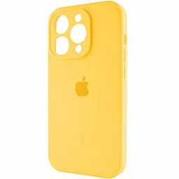 Чехол Silicone Case Full Camera для Apple iPhone 15 Pro Sunny Yellow