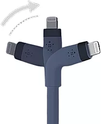 Кабель USB PD Belkin BoostCharge Flex 20W USB Type-C - Lightning Cable Blue (CAA009bt1MBL) - миниатюра 5