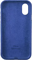 Чехол Epik ALCANTARA Case Full Apple iPhone XS Max Blue - миниатюра 2