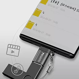OTG-переходник Yesido GS07 M-F micro USB -> USB-A 3.0 Black - миниатюра 7