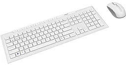 Комплект (клавіатура+мишка) Rapoo 8210M  White - мініатюра 4