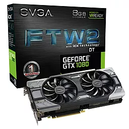 Видеокарта EVGA EVGA GeForce GTX 1080 FTW2 DT GAMING (08G-P4-6684-KR)