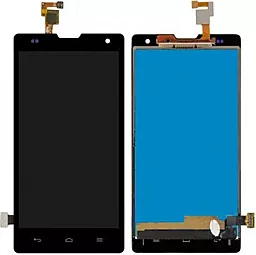 Дисплей Huawei Ascend G740, Honor 3C, Orange Yumo (H30-T00, H30-U10, G740-L00) с тачскрином, Black