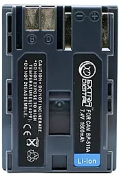 Акумулятор для відеокамери Canon BP-511, BP-511A, BP-512, BP-514 (1600 mAh) BDC2406 ExtraDigital