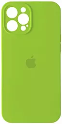 Чехол Silicone Case Full Camera для Apple iPhone 13 Pro Max  Party Green