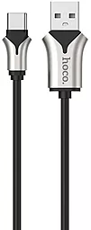 Кабель USB Hoco U67 Soft Silicone USB Type-C Cable 1.2M Black