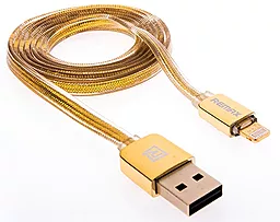 Кабель USB Remax Gold lightning Apple iPhone Series Gold - миниатюра 3