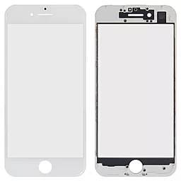 Корпусне скло дисплея Apple iPhone 7 (з OCA плівкою) with frame White