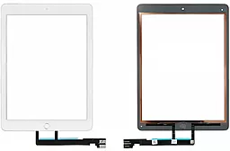Сенсор (тачскрін) Apple iPad Pro 9.7 2016 (A1673, A1674, A1675, повний комплект з кнопкою Home) оригінал, White