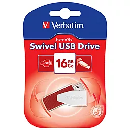 Флешка Verbatim 16 GB Store'N'Go Swivel Red (49814) - миниатюра 6