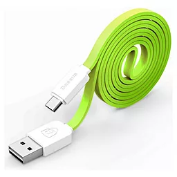 Кабель USB Baseus micro USB Data Cable Green / White - миниатюра 4