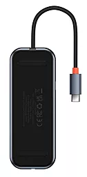 Мультипортовый USB Type-C хаб Baseus AcmeJoy 6-in-1 black (WKJZ010313) - миниатюра 3