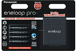 Акумулятор Panasonic AAA (R03) Eneloop Pro 930mAh 4шт + case (BK-4HCDEC4BE)