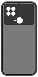 Чехол MAKE Xiaomi Poco C40 Frame (Matte PC+TPU) Black