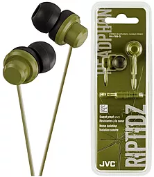 Навушники JVC JVC HA-FX8 Army green - мініатюра 2