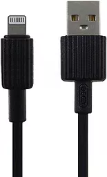 Кабель USB XO NB156 2.4A Lightning Cable Black
