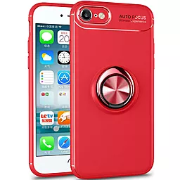 Чехол Deen ColorRing Apple iPhone 7, iPhone 8, iPhone SE 2020 Red/Black