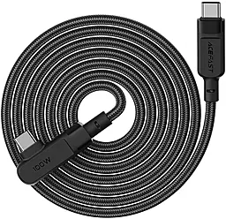 Кабель USB PD AceFast C5-03 100W 5A 2M USB Type-C -  Type-C Cable Black - миниатюра 3