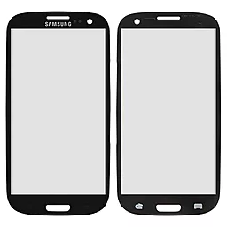 Корпусное стекло дисплея Samsung Galaxy S3 I9300, I9305 (original) Black