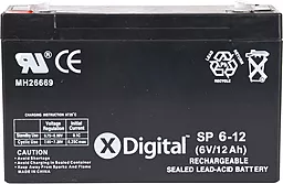 Аккумуляторная батарея X-digital 6V 12Ah (SP 6-12)
