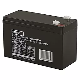 Аккумуляторная батарея Emos 12V 7.2Ah AGM (B9674 / FAST.6.3 MM) - миниатюра 3