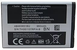 Аккумулятор Samsung C3322i / AB463651BU / BMS6412 (960 mAh) ExtraDigital - миниатюра 2