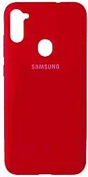 Чехол 1TOUCH Silicone Case Full Samsung A115 Galaxy A11  Red (2000001165232)