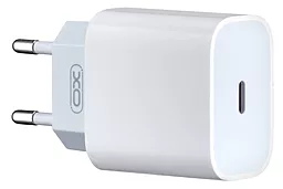 Сетевое зарядное устройство XO L129 20w PD USB-C home charger white