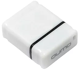 Флешка Qumo 32 Гбайт, Nano White (QM32GUD-NANO-W), пластик, білий, USB 2.0