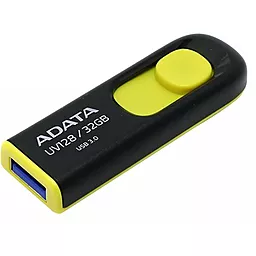 Флешка ADATA 32GB UV128 Black-Yellow USB 3.0 (AUV128-32G-RBY) - миниатюра 2