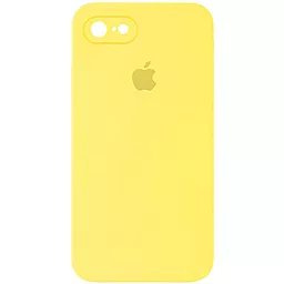 Чехол Silicone Case Full Camera Square для Apple iPhone 6, iPhone 6s Yellow