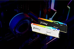 Оперативная память Kingston Fury 32 GB DDR5 5600 MHz Beast RGB EXPO White (KF556C36BWEA-32) - миниатюра 6