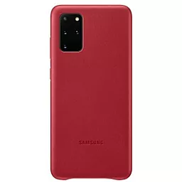 Чехол Samsung Leather Cover G985 Galaxy S20 Plus Red (EF-VG985LREGRU) - миниатюра 3